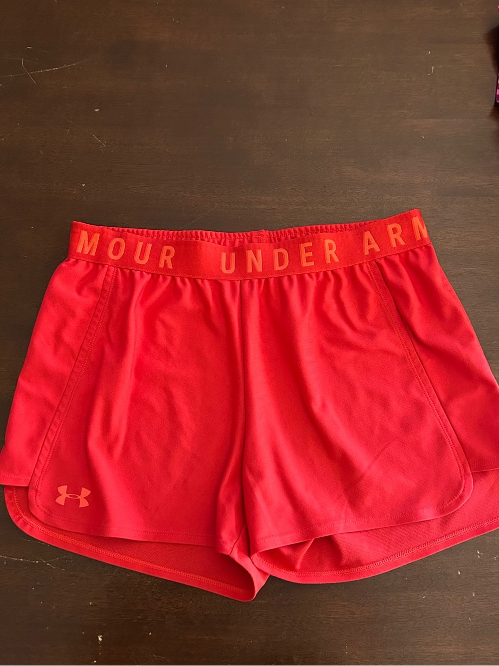 Under Armour Women’s Red/Orange Athletic Shorts
